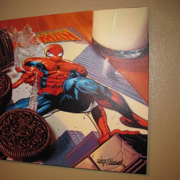 Spiderman Super Hero Art Comics Sign Photorealism - Picture 3 of 5
